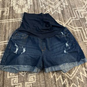 Maternity Jean shorts